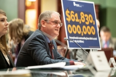 March 26, 2019: Senator Lindsey Williams participates in a joint Senate-House hearing in Harrisburg on legislation aimed at making college more affordable.