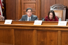 Senator Lindsey M. Williams attends a Senate Democratic Policy Committee hearing on Corporate Tax Policy.