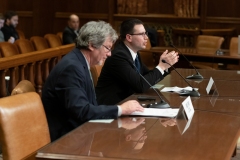 Senator Lindsey M. Williams attends a Senate Democratic Policy Committee hearing on Corporate Tax Policy.