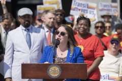June 4, 2025: More than 300 riders, labor unions, advocates, and businesses from across Pennsylvania rallied at the state Capitol to call on the Governor and the state legislature to pass a dedicated and expanded transit funding solution to improve public transit access in all 67 of Pennsylvania’s counties.