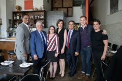 May 23, 2019: Senator Lindsey Williams visits Bar Marco in the Strip District as part of the Real Jobs, Real Pay Tour. This location was chosen because it is a perfect example of a business doing the right thing for their employees and paying a not only a minimum wage, but a living wage.