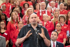 March 27, 2019: Senator Lindsey Williams celebrates Red Cross Month and Red Cross Giving Day .