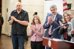 March 27, 2019: Senator Lindsey Williams celebrates Red Cross Month and Red Cross Giving Day .