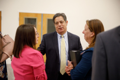 May 12, 2022 − Department of Human Services (DHS) Acting Secretary Meg Snead today joined Senate Minority Leader Jay Costa, Senator Lindsey Williams, leadership from the Jewish Family and Community Services Pittsburgh and other refugee resettlement service providers in the Pittsburgh region to recognize the critical humanitarian work organizations do in support of refugees and resettlement in Pennsylvania.