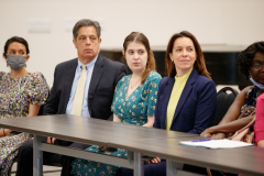 May 12, 2022 − Department of Human Services (DHS) Acting Secretary Meg Snead today joined Senate Minority Leader Jay Costa, Senator Lindsey Williams, leadership from the Jewish Family and Community Services Pittsburgh and other refugee resettlement service providers in the Pittsburgh region to recognize the critical humanitarian work organizations do in support of refugees and resettlement in Pennsylvania.