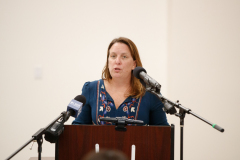 May 12, 2022 − Department of Human Services (DHS) Acting Secretary Meg Snead today joined Senate Minority Leader Jay Costa, Senator Lindsey Williams, leadership from the Jewish Family and Community Services Pittsburgh and other refugee resettlement service providers in the Pittsburgh region to recognize the critical humanitarian work organizations do in support of refugees and resettlement in Pennsylvania.