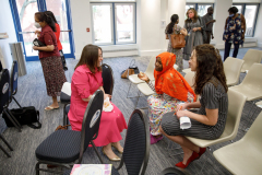 May 12, 2022 − Department of Human Services (DHS) Acting Secretary Meg Snead today joined Senate Minority Leader Jay Costa, Senator Lindsey Williams, leadership from the Jewish Family and Community Services Pittsburgh and other refugee resettlement service providers in the Pittsburgh region to recognize the critical humanitarian work organizations do in support of refugees and resettlement in Pennsylvania.