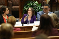 Senator Lindsey Williams attends Representative Dan Miller's Annual Disability Legislative Summit
