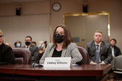 Senator Lindsey Williams introduces Sabrina Korbel, Esquire at her Nomination Hearing during Judiciary Committee