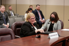 Senator Lindsey Williams introduces Sabrina Korbel, Esquire at her Nomination Hearing during Judiciary Committee