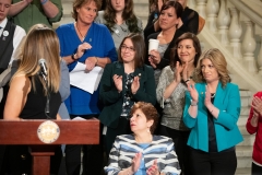 April 10, 2019: Senator Lindsey Williams joins colleagues to introduce legislation to abolish the statute of limitations for a list of sexual offenses, regardless of whether the victim was a child or adult when the crime occurred.