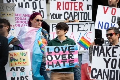 Rally to stop bullying and improve school safety for LGBTQ+ students