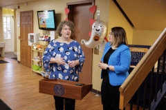 October 31, 2024: Sen. Lindsey Williams Hosts Story Time and Elevator Ribbon Cutting at Shaler North Hills Library.