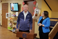 October 31, 2024: Sen. Lindsey Williams Hosts Story Time and Elevator Ribbon Cutting at Shaler North Hills Library.