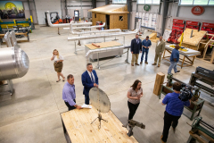 July 15, 2021: Senator Lindsey Williams Tours Sheet Metal Workers