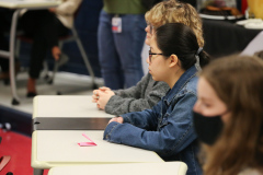 April 19, 2022: Senator Lindsey Williams joins Shaler Area High School Students and  Pennsylvania Department of Education (PDE) Secretary Noe Ortega to celebrate Student Advocacy.