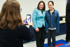 April 19, 2022: Senator Lindsey Williams joins Shaler Area High School Students and  Pennsylvania Department of Education (PDE) Secretary Noe Ortega to celebrate Student Advocacy.