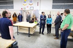 April 19, 2022: Senator Lindsey Williams joins Shaler Area High School Students and  Pennsylvania Department of Education (PDE) Secretary Noe Ortega to celebrate Student Advocacy.
