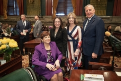 January 1, 2019: Senator Lindsey Williams is sworn  into her 1st term in the Pennsylvania State Senate.