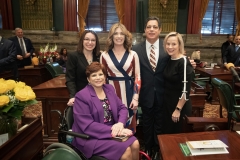 January 1, 2019: Senator Lindsey Williams is sworn  into her 1st term in the Pennsylvania State Senate.