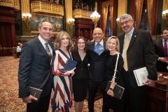 January 1, 2019: Senator Lindsey Williams is sworn  into her 1st term in the Pennsylvania State Senate.