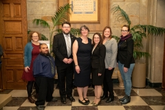January 1, 2019: Senator Lindsey Williams is sworn  into her 1st term in the Pennsylvania State Senate.