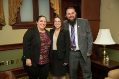 January 1, 2019: Senator Lindsey Williams is sworn  into her 1st term in the Pennsylvania State Senate.