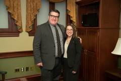 January 1, 2019: Senator Lindsey Williams is sworn  into her 1st term in the Pennsylvania State Senate.
