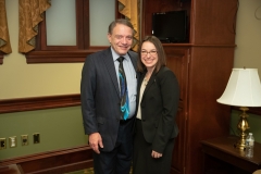 January 1, 2019: Senator Lindsey Williams is sworn  into her 1st term in the Pennsylvania State Senate.
