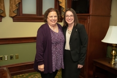 January 1, 2019: Senator Lindsey Williams is sworn  into her 1st term in the Pennsylvania State Senate.