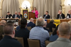 April 29, 2024: Sens. Lindsey  Williams and Tartaglione addressed the more than 200 delegates attending the annual convention of the Pennsylvania Conference of Teamsters at the Hotel Hershey in Derry Township, Dauphin County.  The conference, celebrating its 40th anniversary this year, represents 95,000 members in Pennsylvania.