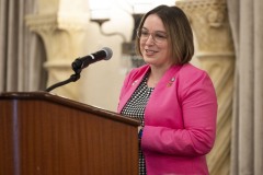 April 29, 2024: Sens. Lindsey  Williams and Tartaglione addressed the more than 200 delegates attending the annual convention of the Pennsylvania Conference of Teamsters at the Hotel Hershey in Derry Township, Dauphin County.  The conference, celebrating its 40th anniversary this year, represents 95,000 members in Pennsylvania.