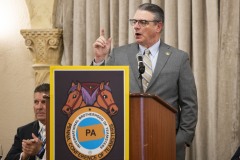 April 29, 2024: Sens. Lindsey  Williams and Tartaglione addressed the more than 200 delegates attending the annual convention of the Pennsylvania Conference of Teamsters at the Hotel Hershey in Derry Township, Dauphin County.  The conference, celebrating its 40th anniversary this year, represents 95,000 members in Pennsylvania.