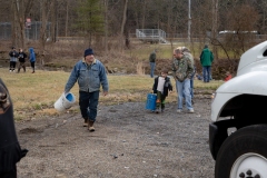 March 6, 2020: Senator Lindsey Williams joins the PA Fish and Boat Commission to stock Deer Creek with rainbow and golden trout.