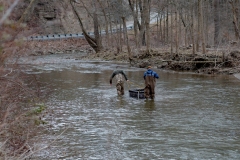 March 6, 2020: Senator Lindsey Williams joins the PA Fish and Boat Commission to stock Deer Creek with rainbow and golden trout.