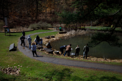 Trout Stocking at Deer Lakes Park with Cub Scout Pack 186