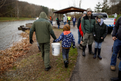 Trout Stocking at Deer Lakes Park with Cub Scout Pack 186