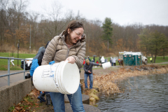Trout Stocking at Deer Lakes Park with Cub Scout Pack 186