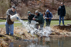 Trout Stocking at Deer Lakes Park with Cub Scout Pack 186