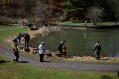 Trout Stocking at Deer Lakes Park with Cub Scout Pack 186