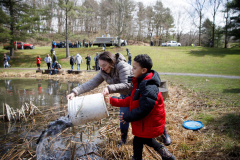 Trout Stocking at Deer Lakes Park with Cub Scout Pack 186
