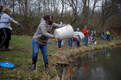 Trout Stocking at Deer Lakes Park with Cub Scout Pack 186