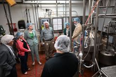 Senator Williams visits Turners Dairy Farm
