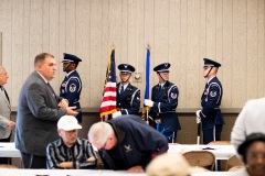 November 8, 2019: Senator Lindsey Williams attends luncheon to honor veterans.