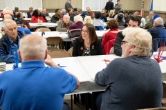 November 8, 2019: Senator Lindsey Williams attends luncheon to honor veterans.