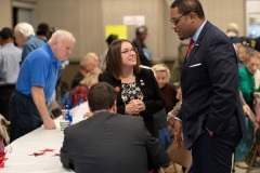 November 8, 2019: Senator Lindsey Williams attends luncheon to honor veterans.