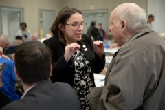 November 8, 2019: Senator Lindsey Williams attends luncheon to honor veterans.