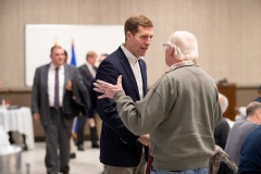 November 8, 2019: Senator Lindsey Williams attends luncheon to honor veterans.