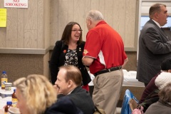 November 8, 2019: Senator Lindsey Williams attends luncheon to honor veterans.
