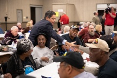 November 8, 2019: Senator Lindsey Williams attends luncheon to honor veterans.